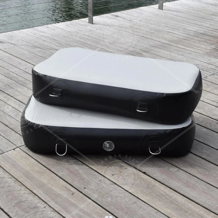

2 Packs Flat Inflatable Boat Fender Bumper for Docking and Tie Ups Boats/Pontoon/Jet Skis, Marine Inflatable Fender for Sale UK