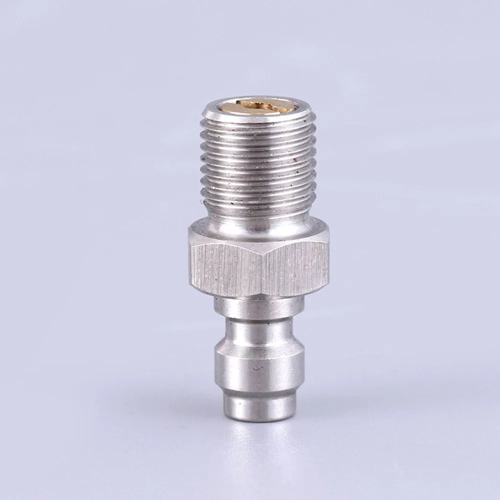 8MM Einwegventil gefüllt Schnuller Edelstahl Schnellkupplung männlich für M10 1/8NPT ////////////////////////////// – Detail 10