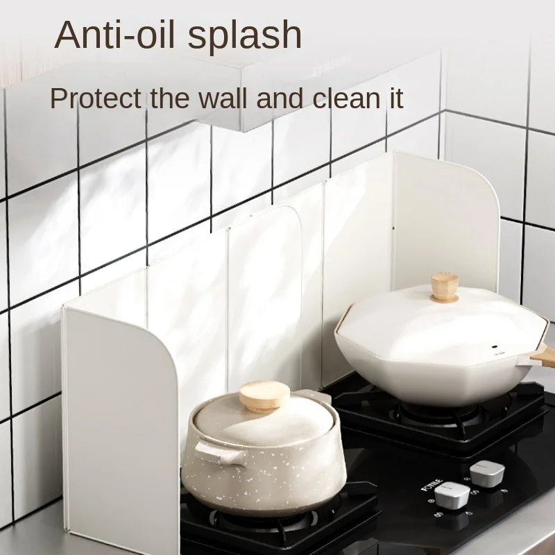 

Pinzhi folding stove oil baffle kitchen household gas stove high temperature resistant cooking oil splash proof insulation baffl