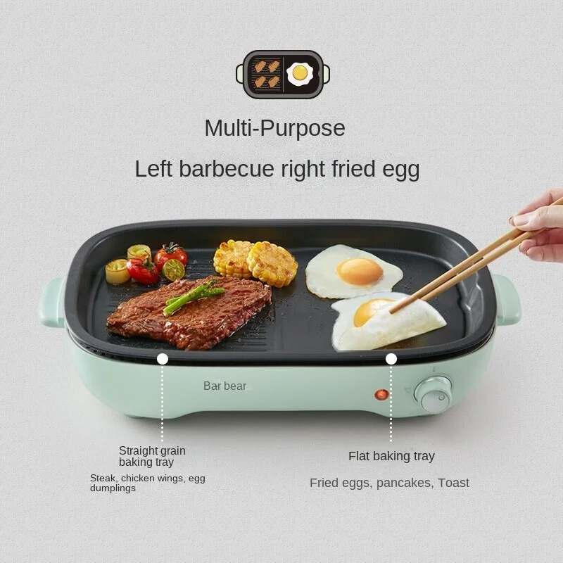 Electric Indoor Searing Grill with Removable Nonstick Ceramic Plate, 25363  - AliExpress