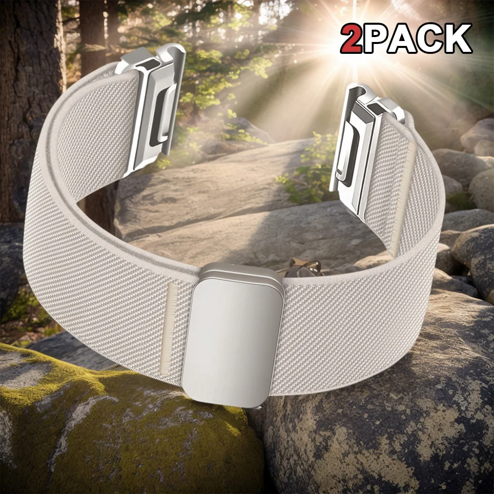 Magnetic Nylon Quick Fit Strap Bracelet - 1-2PCS, 26mm/22mm