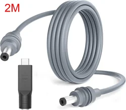 Starlink Mini Cable: Waterproof DC to Type C Power Cord with Female to Male Converter (2M)
