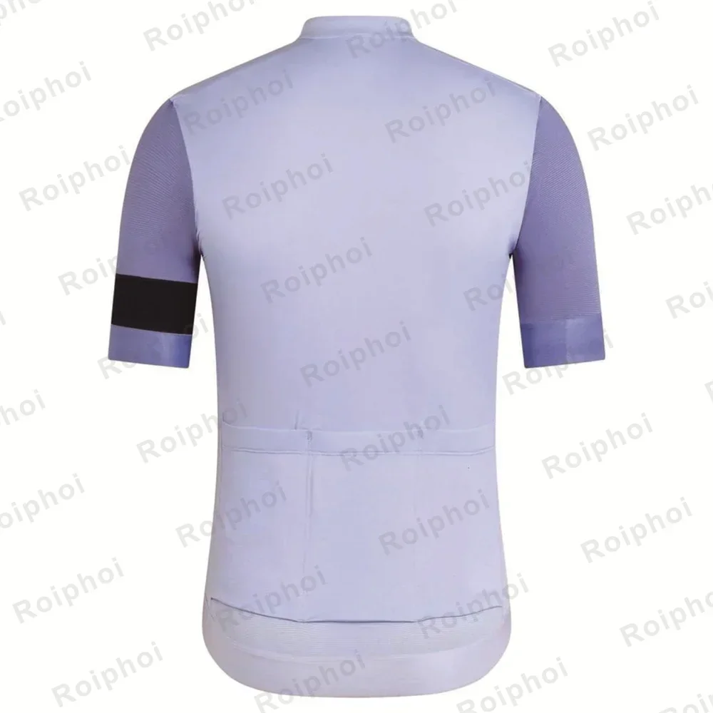 ROIPHOI Cycling Jersey Men Bicycle Clothing Male MTB Maillot Clothes Pockets Mountain Bike Shirt Enduro Racing Summer