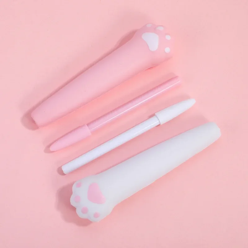 Stress Relieve Gel Pens Kawaii Rabbit Squishy Foam Signature Pens Cute Roller for School Korean Stationery Office Supplies