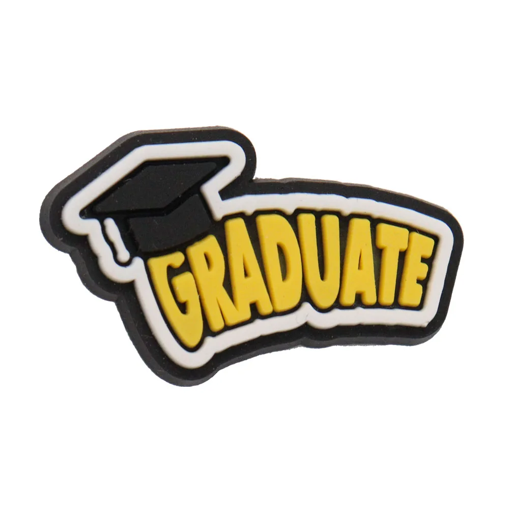 PVC Shoe Charms - Graduation School Bus Teacher Design
