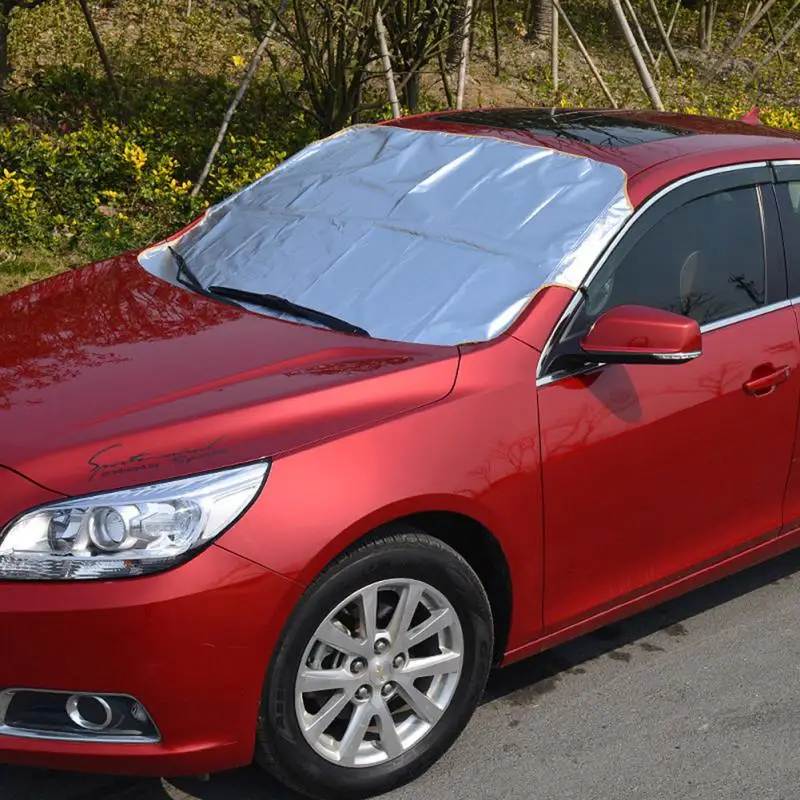

Universal Car Snow Cover Winter Windshield Sunshade Outdoor Waterproof Anti Ice Frost Auto Protector Automobiles Exterior Cover