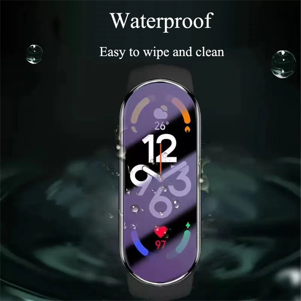 Screen Protector for Xiaomi Mi band 8 Protective film for Miband 8 TPU Soft Glass on Miband8 Accessories 6 Screen Protector for Xiaomi Mi band 8 Protective film for Miband 8 TPU Soft Glass on Miband8 Accessories