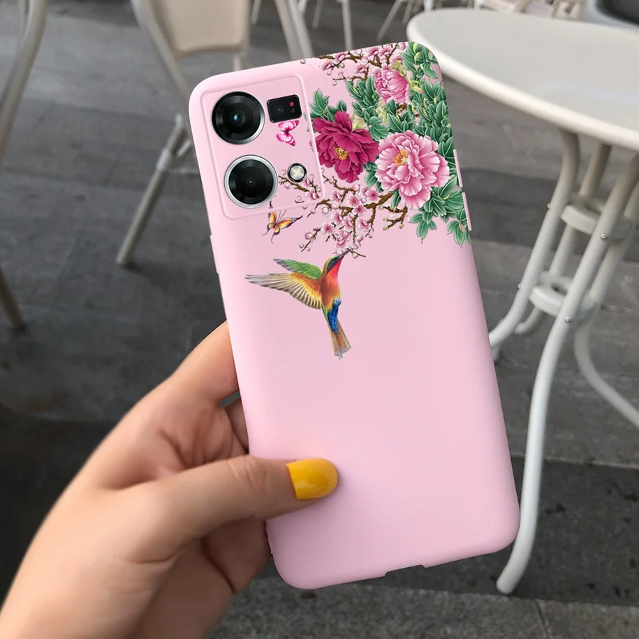Cute Feather Soft Painted Phone Cover - Stylish Protective Bumper Case