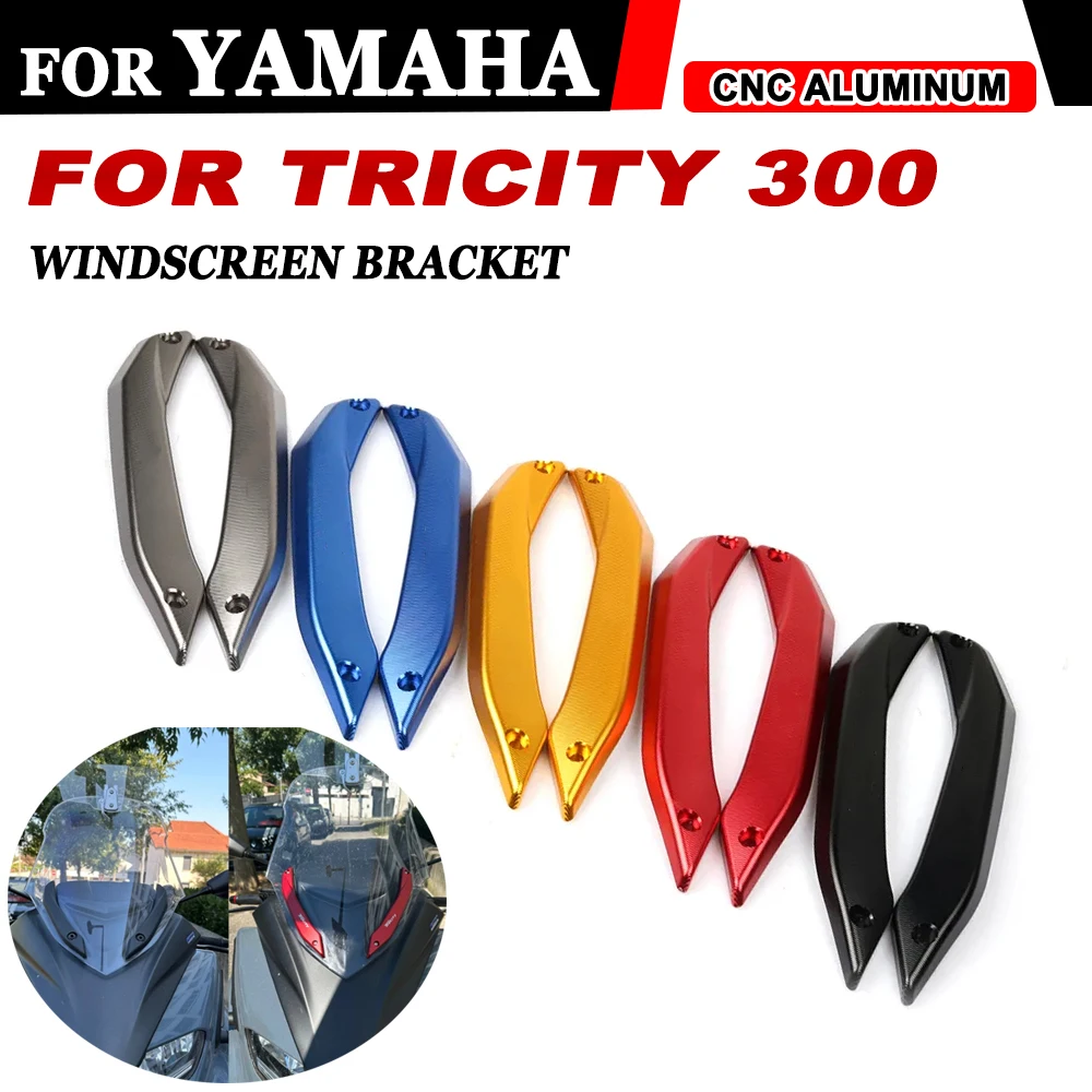 

Scooter Windscreen Deflector Windshield Bracket Adapt for YAMAHA TRICITY 300 2020 2021 TRICITY300 Accessories