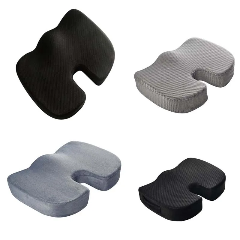 Seat Cushion Memory Foam for Home Office Coccyx Orthopedic Chair Massage Pad