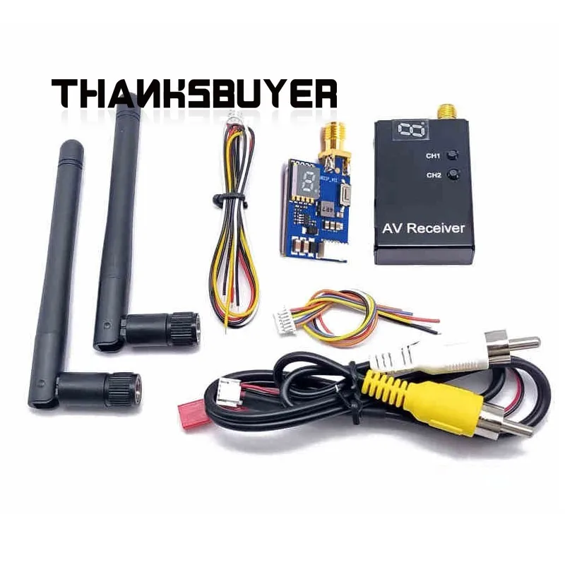 Câbles inclus dans le kit Émetteur Récepteur AV 5.8G 48CH pour FPV Drone