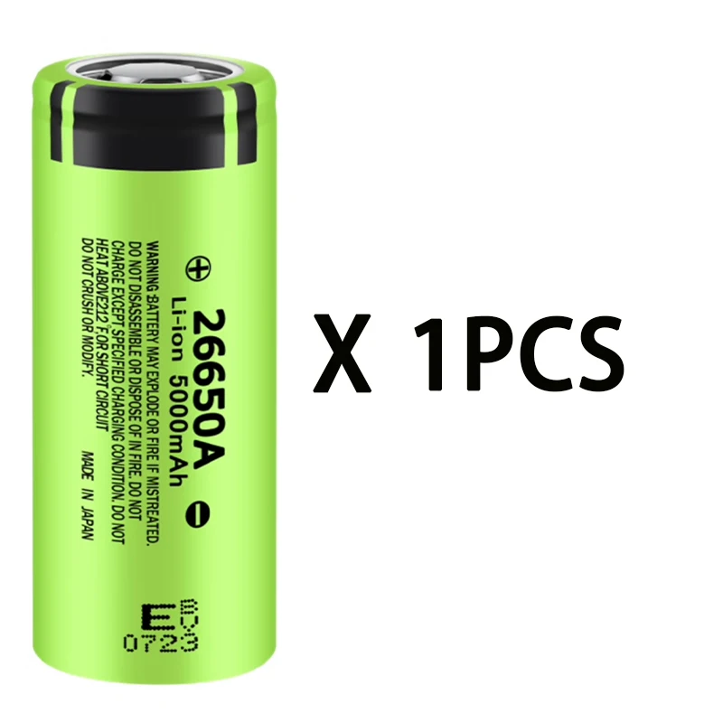 新しいパナソニックオリジナル 26650 20A 充電式リチウム電池 26650A