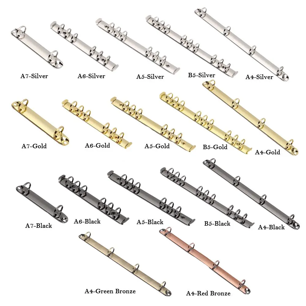 Elegant Metallic 20MM Diameter Notebook Binder Ring Mechanism