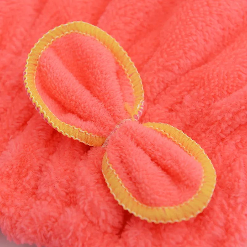 Women Hair Drying Cap Shower Microfiber Towel shower cap hair towel