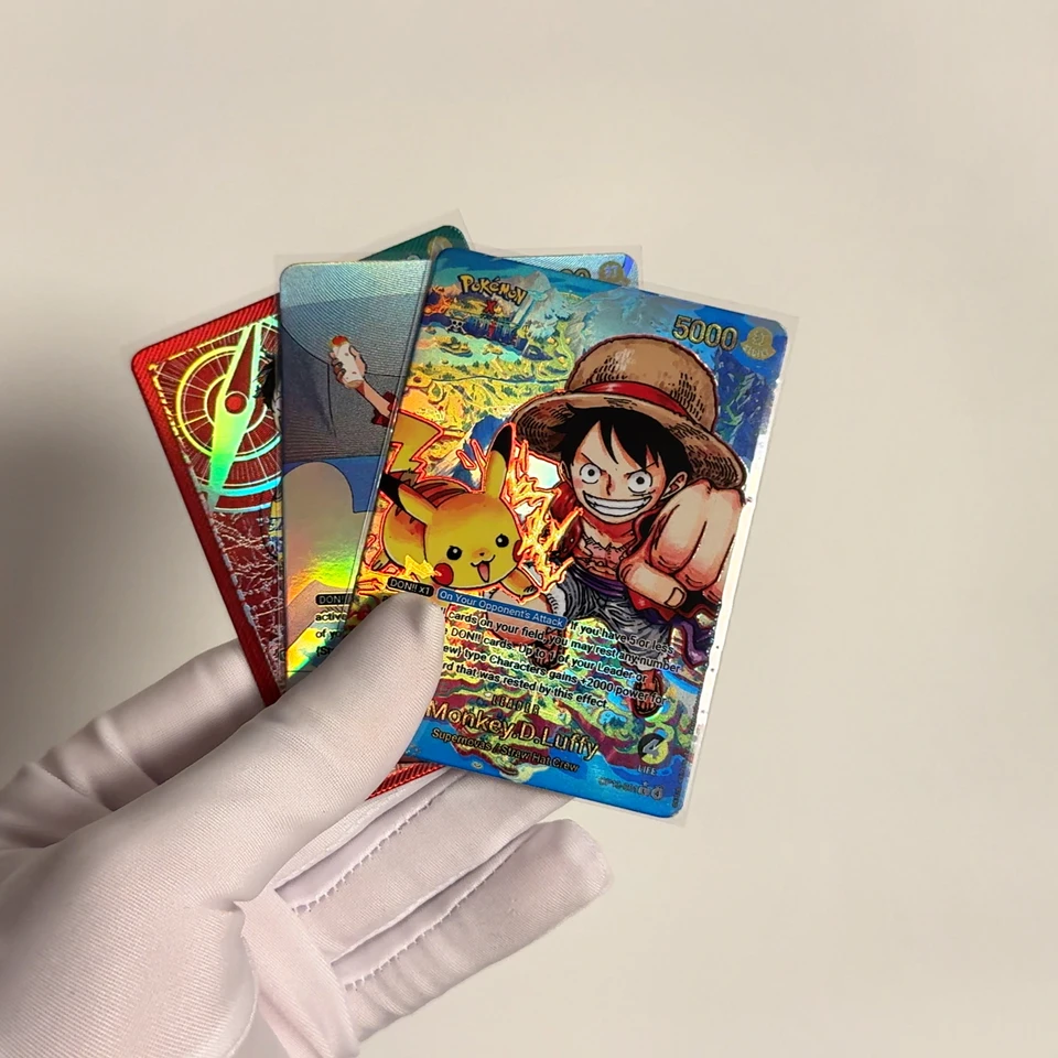 One Piece TCG OPCG English Leader card OP13-001 Luffy High Quality