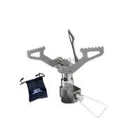 Outdoor Portable Mini Gas Stove Burner 25g Lightweight Camping Hiking Single Titanium Camping Gas Stove Camping Cooker Brs-3000t 5