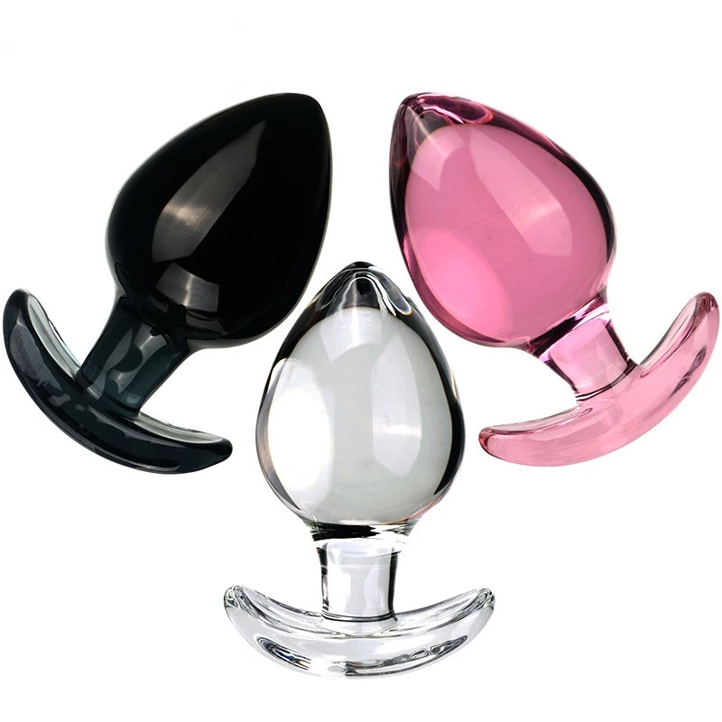 3 Colors Super Large Anchor Shaped Glass Anal Plug Anus Beads Expander  Dilator | eBay