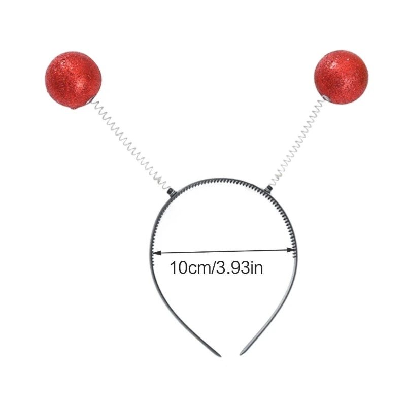 HJZHII 3 cerchietti alieni per capelli, per carnevale, palla da discoteca, da donna, con sfere da discoteca, fascia per capelli, fascia per capelli, per fotografia, per carnevale, feste aliene