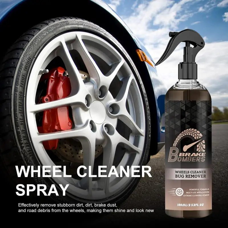 

Car Rust Remover Spray Iron Dust Rim Rust Cleaner Wheel Paint Spray Car Detailing Spray Automotive Wheel Cleaning Spray