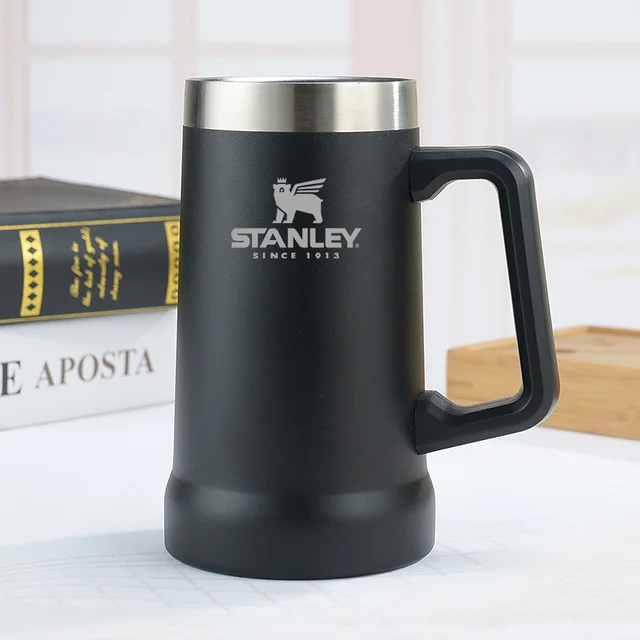 Stanley 24oz/709ML Stainless Steel 304 Tumbler with handle Vacuum Insulated  Travel Coffee Beer Mug Thermal Mug Large Ourdoor - AliExpress