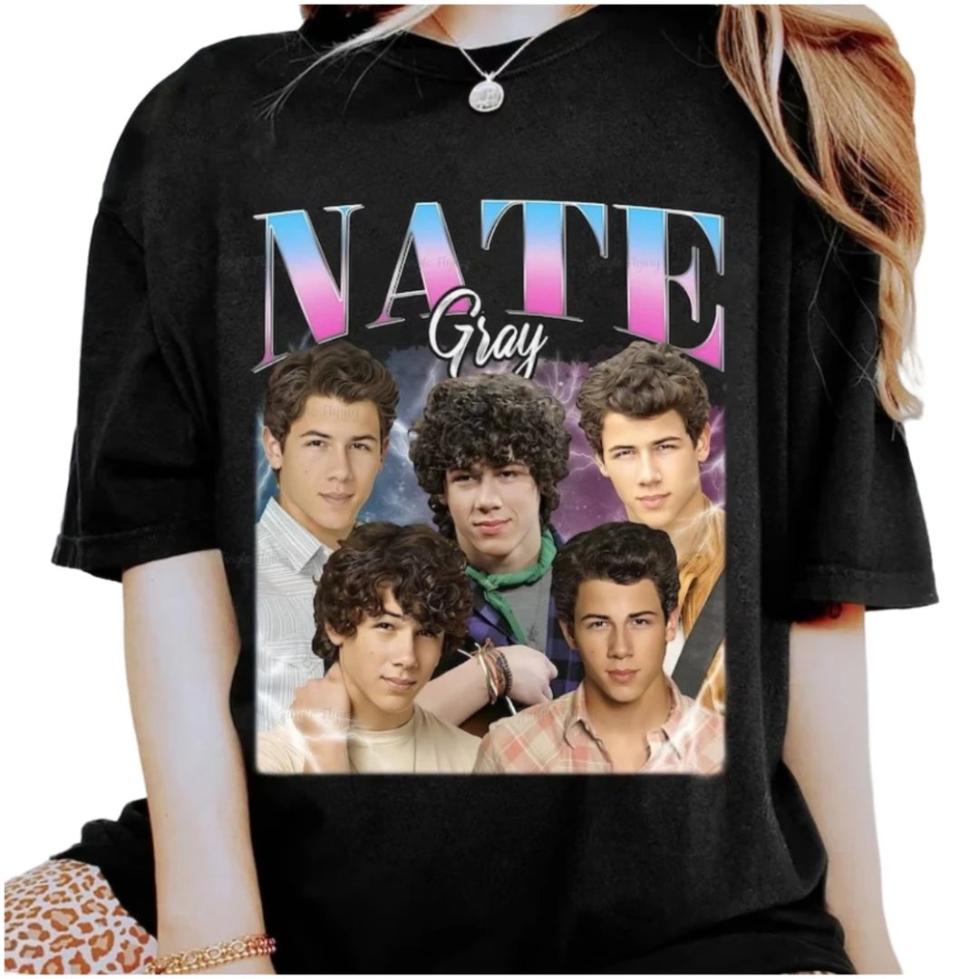 Camicia Pre-Ristretto Nate Grey Vintage Omaggio Jason Grey Owen Camp Rock Movie T-Shirt Personalizzata Oversize
