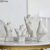 Chest Nude Figures Vases Human Body Art Ceramic Flower Pots Desk Decoration Artificial Flowers Decorative Porcelain Floral Vase 1