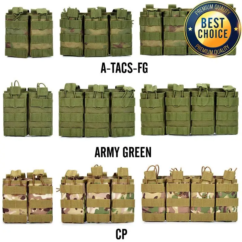 AK用ダブルマガジンポーチ 3個セット ATACS-FG ロシア軍 1000D 戦術