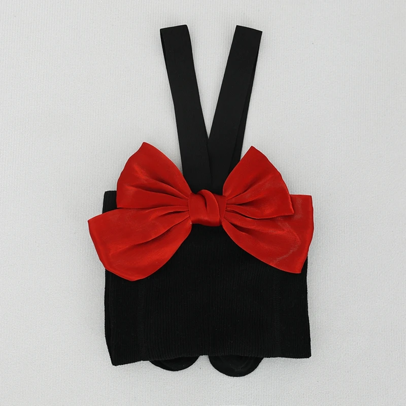 Adorable Baby Girls Leggings Cute Elastic Waistband Trousers with Bowknot Detail Soft Stretchy Stockings for Autumn Winter