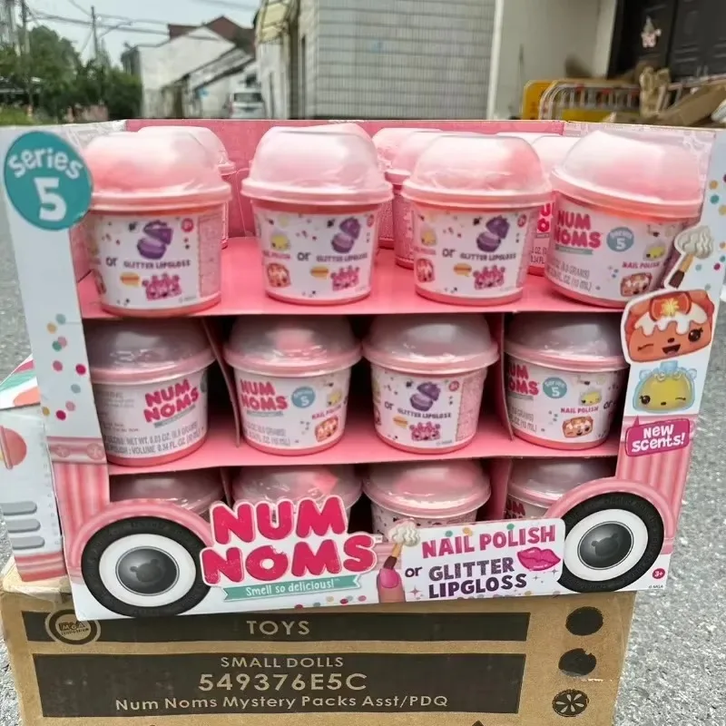 NumNoms 블라인드 박스 장난감 맛이 너무 맛있는 스낵블스 스노우콘 시리즈 귀여운 애완동물 인형 수집용 장난감 어린이 깜짝 선물