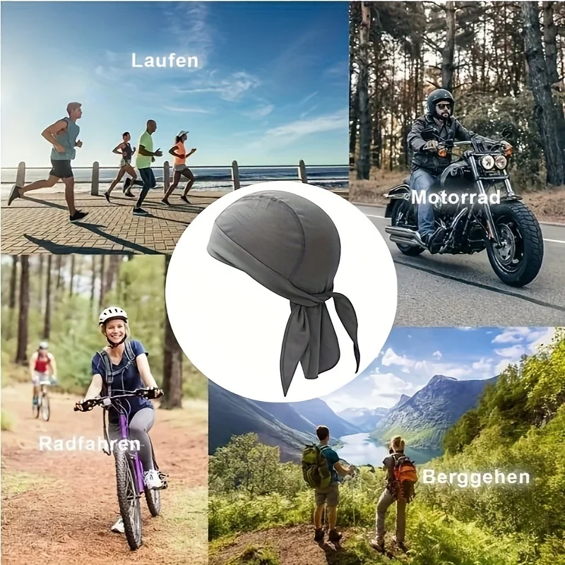 사이클링 속건성 해적 모자 MTB 로드 바이크 라이딩 캡 유니섹스 아웃도어 스포츠 하이킹 스키 사이클링 헤드스카프 자전거 용품
