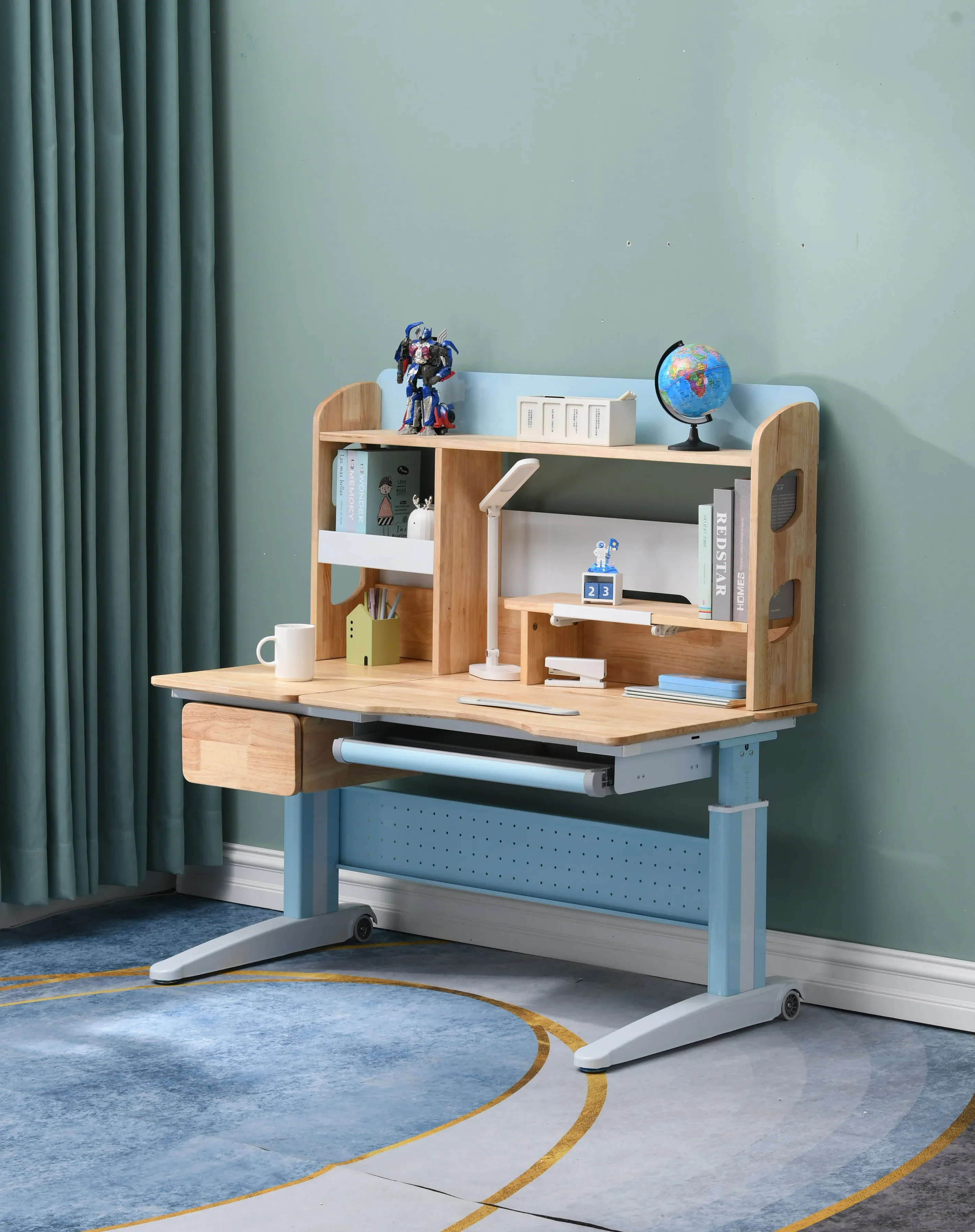 Height Adjustable Children Desk Home Bedroom Furniture Smart Learning Table Ergonomic Height Adjustable Writing Study