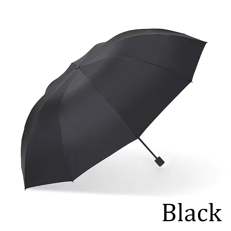 152CM Top-quality Umbrella Men Rain Woman Windproof Large Paraguas Male Women Sun 3 floding Big Umbrella Outdoor Parapluie