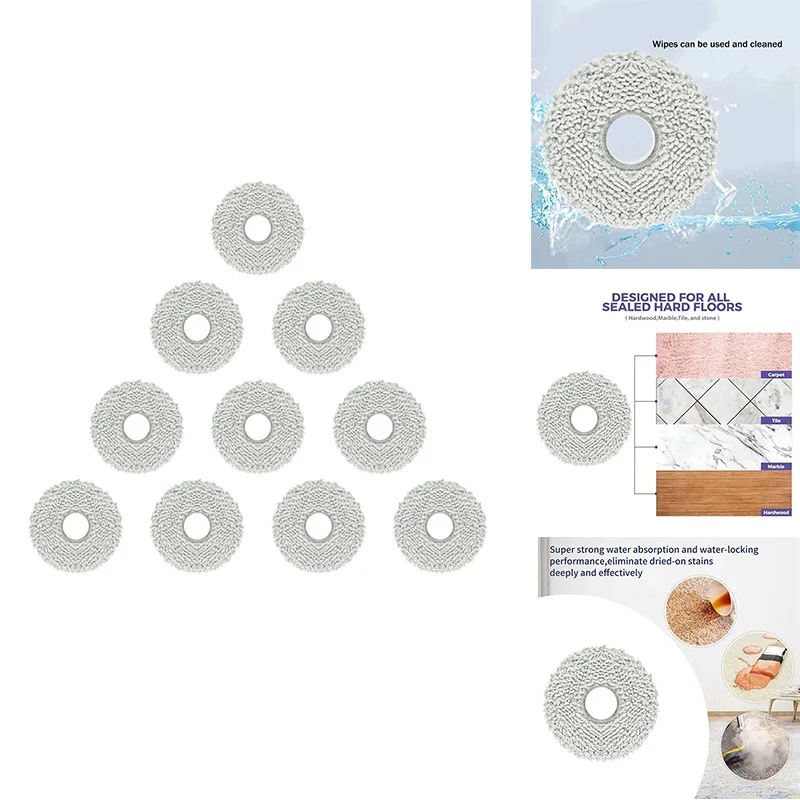 

Сменные детали для швабры Ecovacs Deebot T10 TURBO / X1omni/Turbo / X1S PRO/ T10S PRO / T20 PRO MAX