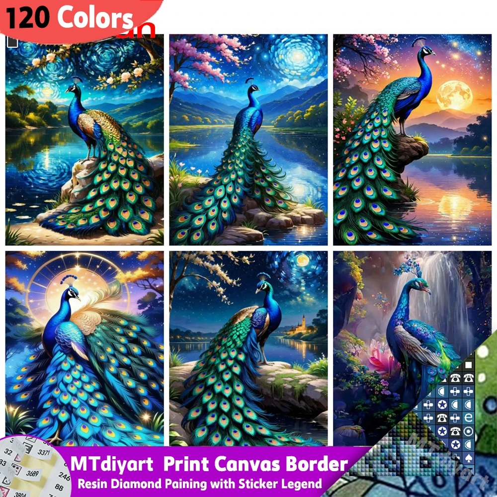 동물 공작 다이아몬드 그림 Diy 인쇄 캔버스 테두리 스티커 전설 전체 드릴 모..