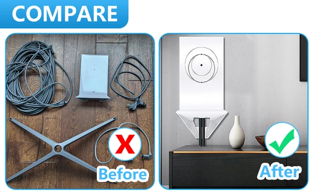 HOLACA K Di Supporto Da Parete 3 In 1 Per Router StarLink Mesh WiFi - Foto 3