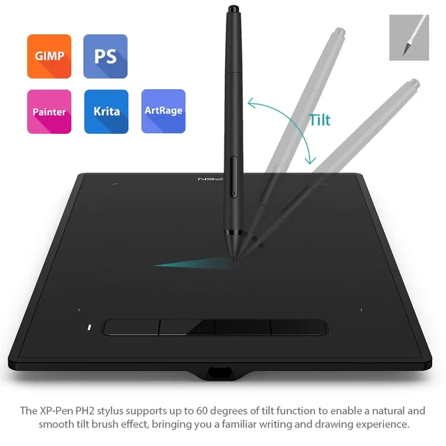 XPPen Drawing Tablet Graphics StarG960S Plus 9x6 Inch Pen Tablet with 4 Keys Support Learning 8192 Levels for Windows Mac Androi 5