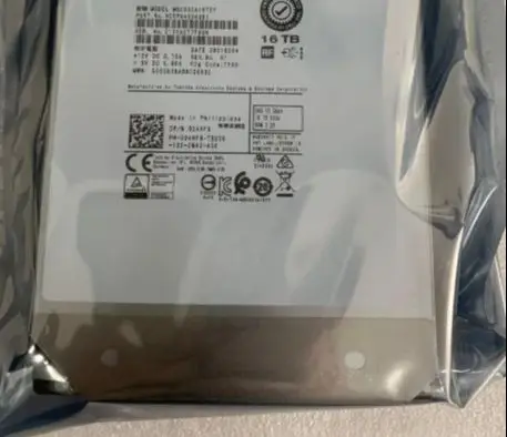 For 24HF9 MG08SCA16TEY 024HF9 16T SAS 7 2K 12G 16TB server hard disk