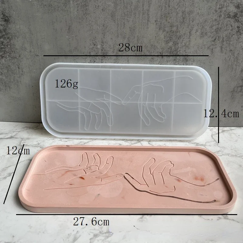 Women Model Plate Storage Tray Epoxy Resin Mold DIY Girl Body Dish Tray Silicone Mold Coaster Dish Plaster Cement Mould silicone mold