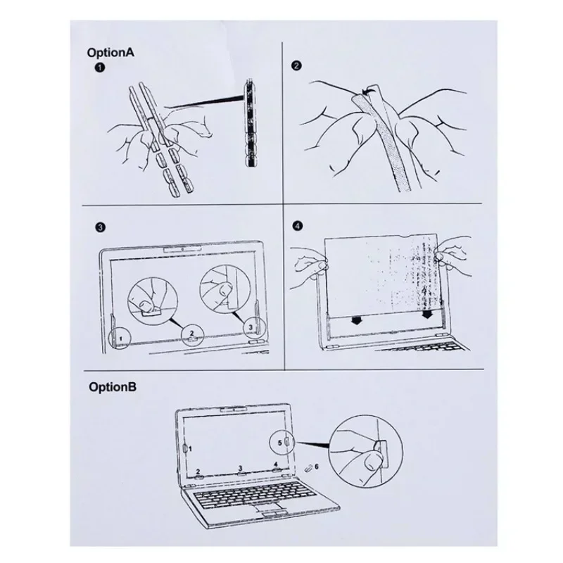 Laptop screen protector Privacy Screen Protector For 14 15.6 13inch Laptop Notebook PC Computer Anti-spy Filter