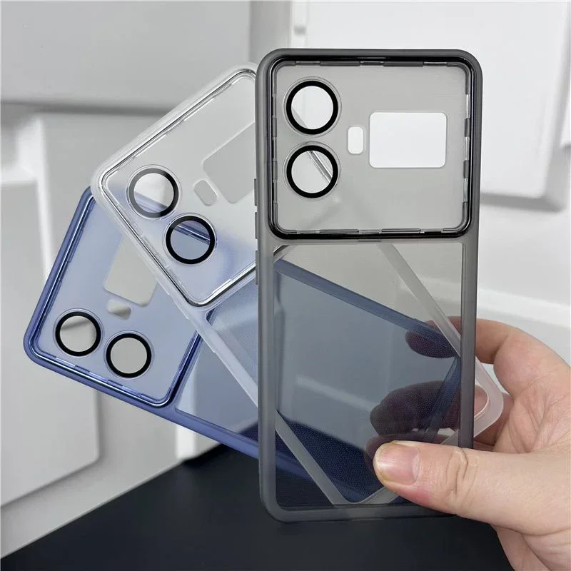 Enhanced Camera Lens Protector Clear TPU Phone Case - Soft, Transparent Back Cover