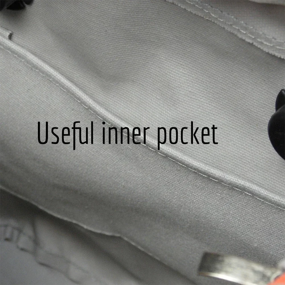 TANQU New Waterproof Inner Bag Organizer Insert Zipper Pocket for Classic Mini Obag Canvas Material for O Bag 5