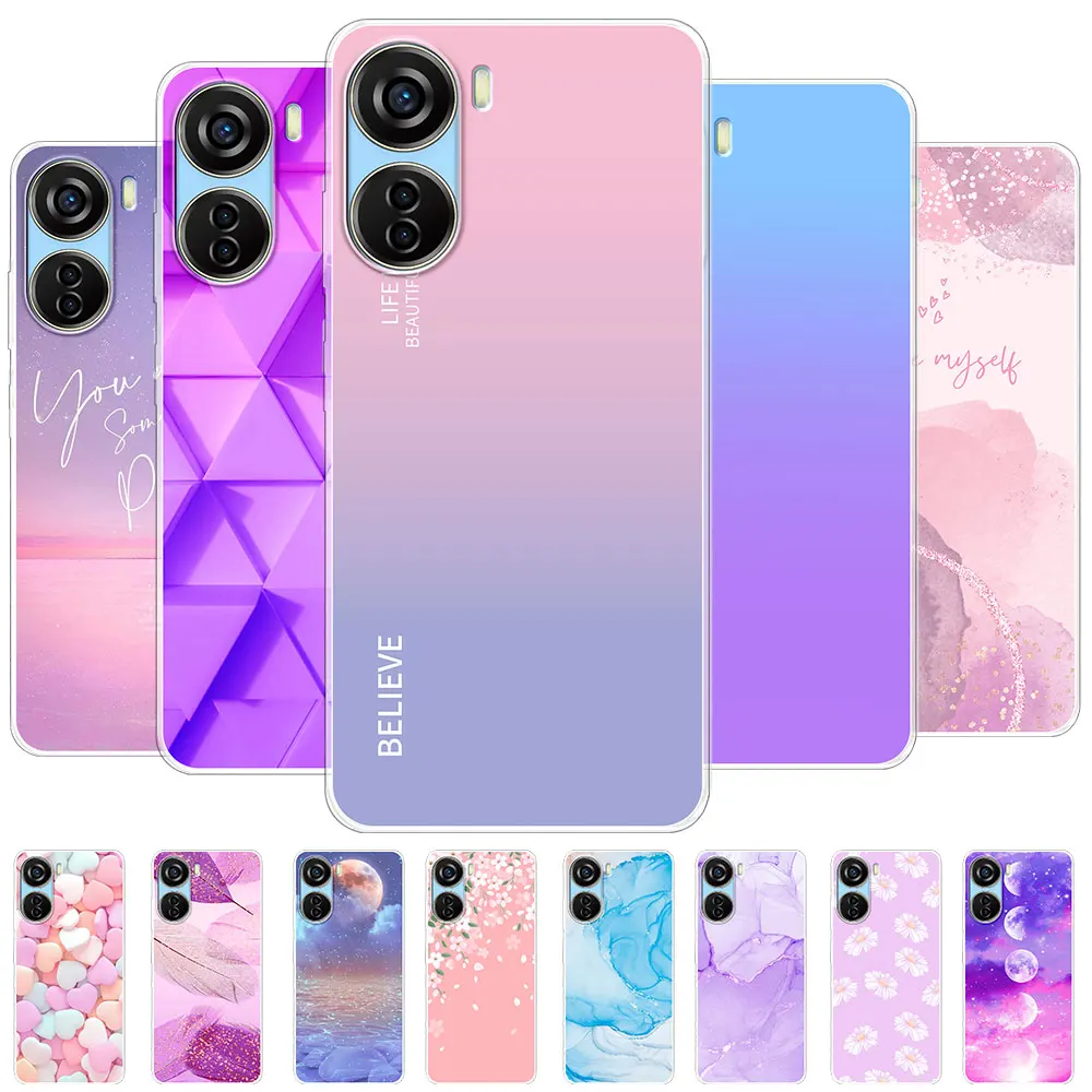 ZTE Silicone Soft Clear Shockproof Phone Case Cover