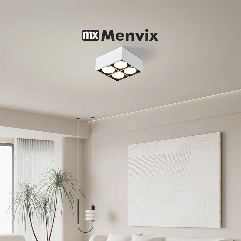 Menvix 18W LED 통 스포트라이트 실내 알루미늄 천장 명소 복도 거실 침실에 대 한 조명 악센트 고정 장치