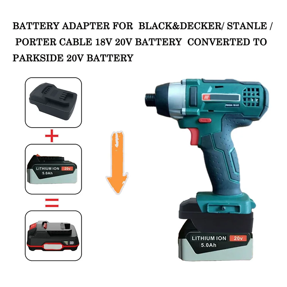 FOR Black Decker FOR Porter 18-20V Battery Adapter To FOR Parkside 20V  Tools Power Tools MIL18BPS Battery Adapter Accessories - AliExpress