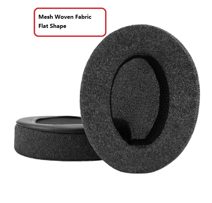 Flat Velvet Ear Pads Cushion for BRAINWAVZ HM5 Ear Pads Universal Large Over All Earpads 90*110mm Ear Cover Headphone