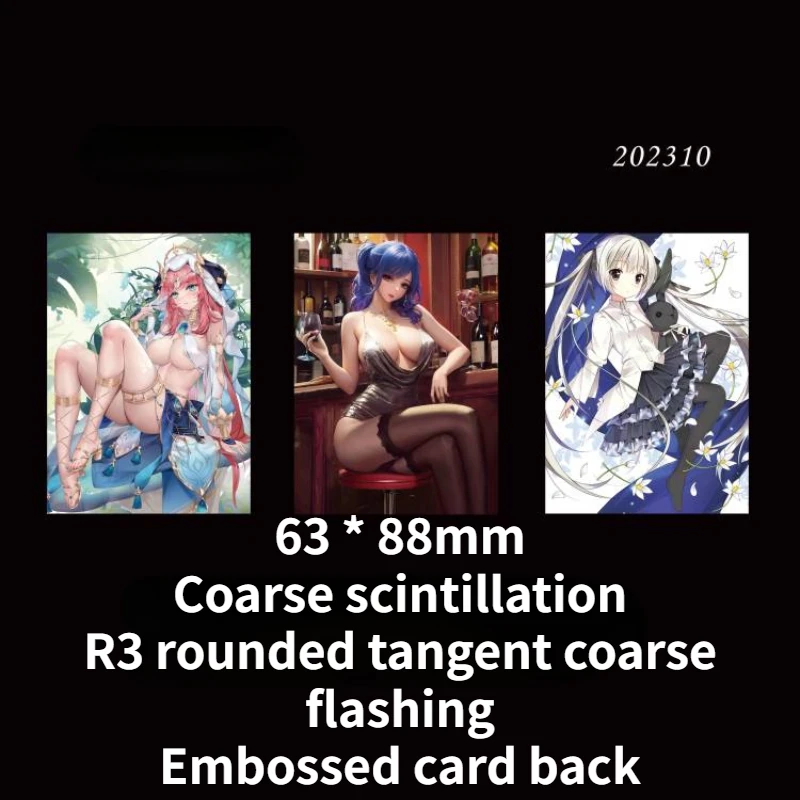 

Anime game peripheral DIY sexy beauty ACG thick flash single card Nilou Kasugano Sora boy hobby collection toy birthday gifts