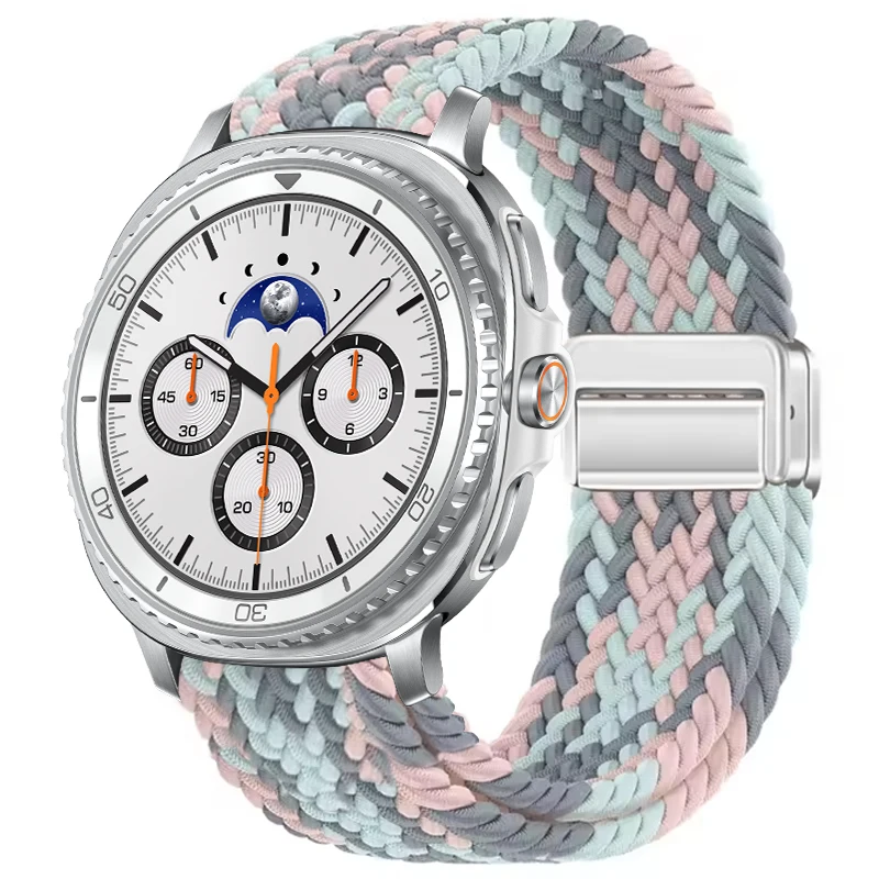 Braided Nylon Solo Loop Bracelet - Magnetic Sports Strap