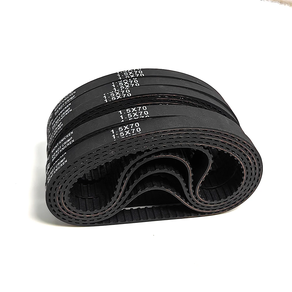 드라이브 타이밍 벨트 1.5x70 고무 타이밍 벨트 70 톱니 329.70mm 폭 6/10/12/15mm