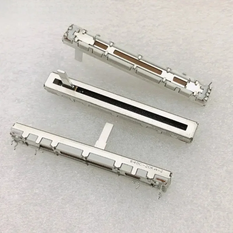 1개 ALPS A20KX2 듀얼 갱 슬라이딩 포텐셔미터 75MM - 야마하 MG12 / MG12XU 오디오 믹서 수리용 볼륨 페이더