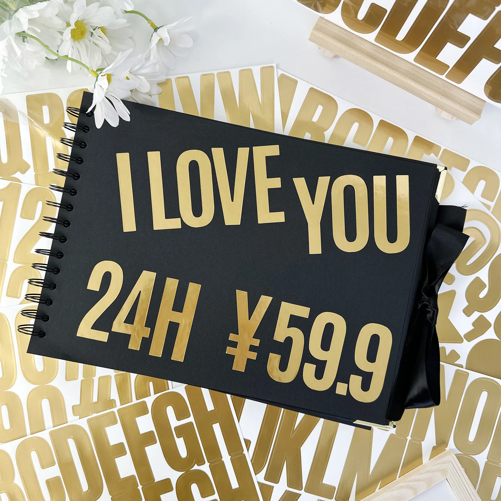 Letter Stickers 6 Sheets Big 2.5 Inch Letter Stickers 100 Pcs Alphabet Letter Stickers Mailbox Bulletin Board Decor